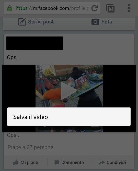 Scaricare video da Facebook su Android senza applicazioni